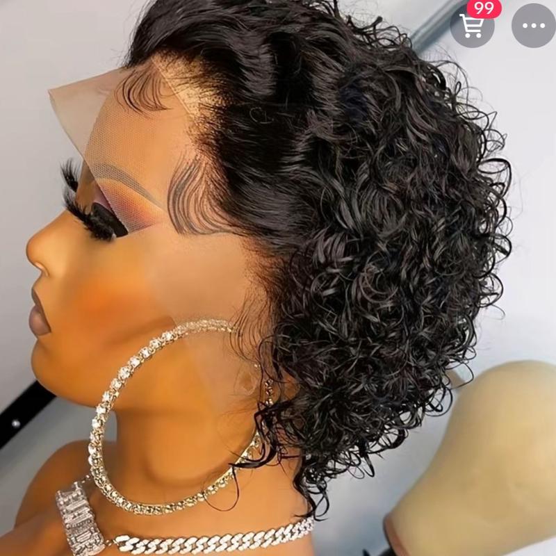 Short pixels bob her mermaid loc