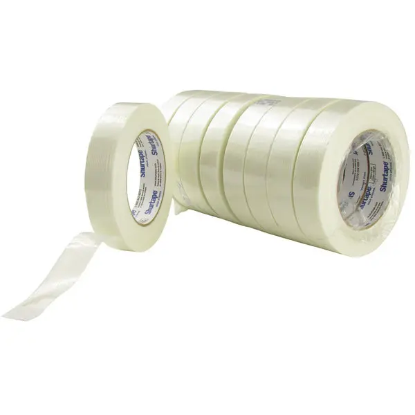 212 MAIN Intertape Polymer 9716 Super Strong Adhesion Glue Strapping Tape - 1 in x 60 yds, Scrapbooking Adhesive for DIY, Scrapbooking Projects