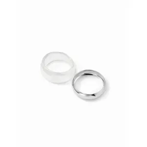 Cider 2 PCS RESIN & METAL BRACELET SET