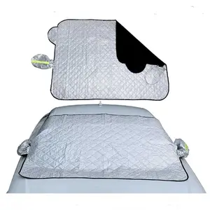 Foldable Car Windshield Snow Sun Shade Waterproof Protector Front Windscreen Cover Summer and Winter Dual-purpose Sunshade Snow Shield