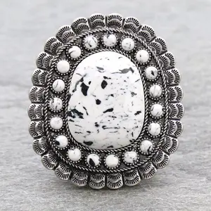 Western Stone Phone Grip & Stand White