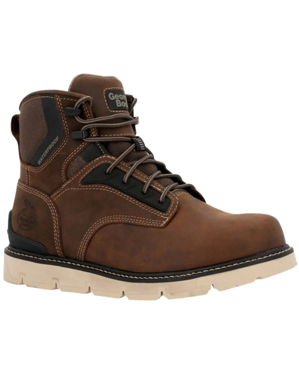Georgia Boot Men's Men'S 6" Carbon Flex Wedge Waterproof Work Toe - Gb00713