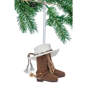 Cowboy Hat & Boots Ornament
