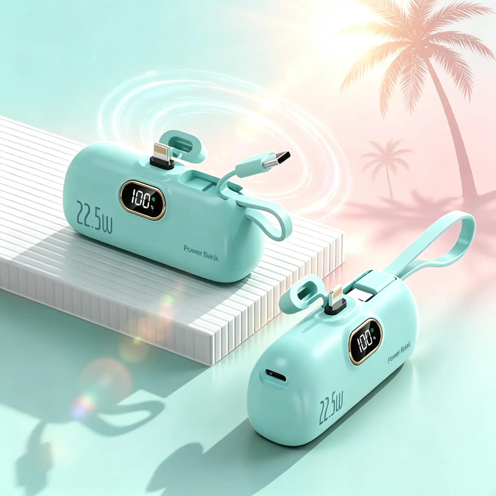 Portable Travel Power Bank 10000mAh Flight Approved Dual Output LED Display