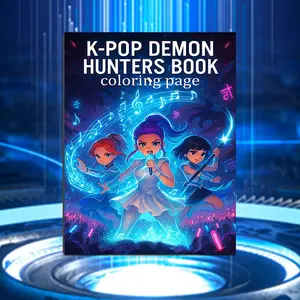 K-POP Coloring Book, Coloring Pages, with Unique Cover, Perfect Gift for Adults, Ideal for Valentine'S Day, Christmas, New Year, Birthday & Party Decorations, Premium Paper