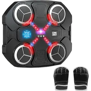 Boxing Training Machine with Gloves - Wall Mount Fun Fitness for Boxing Wall Mount Boxing Machine - Smart Fun Fitness Gear for All Boxing Trainer - Enhance Workout Fun with Free Boxing Gloves