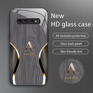 Suitable for [Galaxy S10 Plus] Brand new premium phone case, drop-proof and fingerprint-resistant，sophisticated and minimalist design, with 26 English letters to choose from YM99