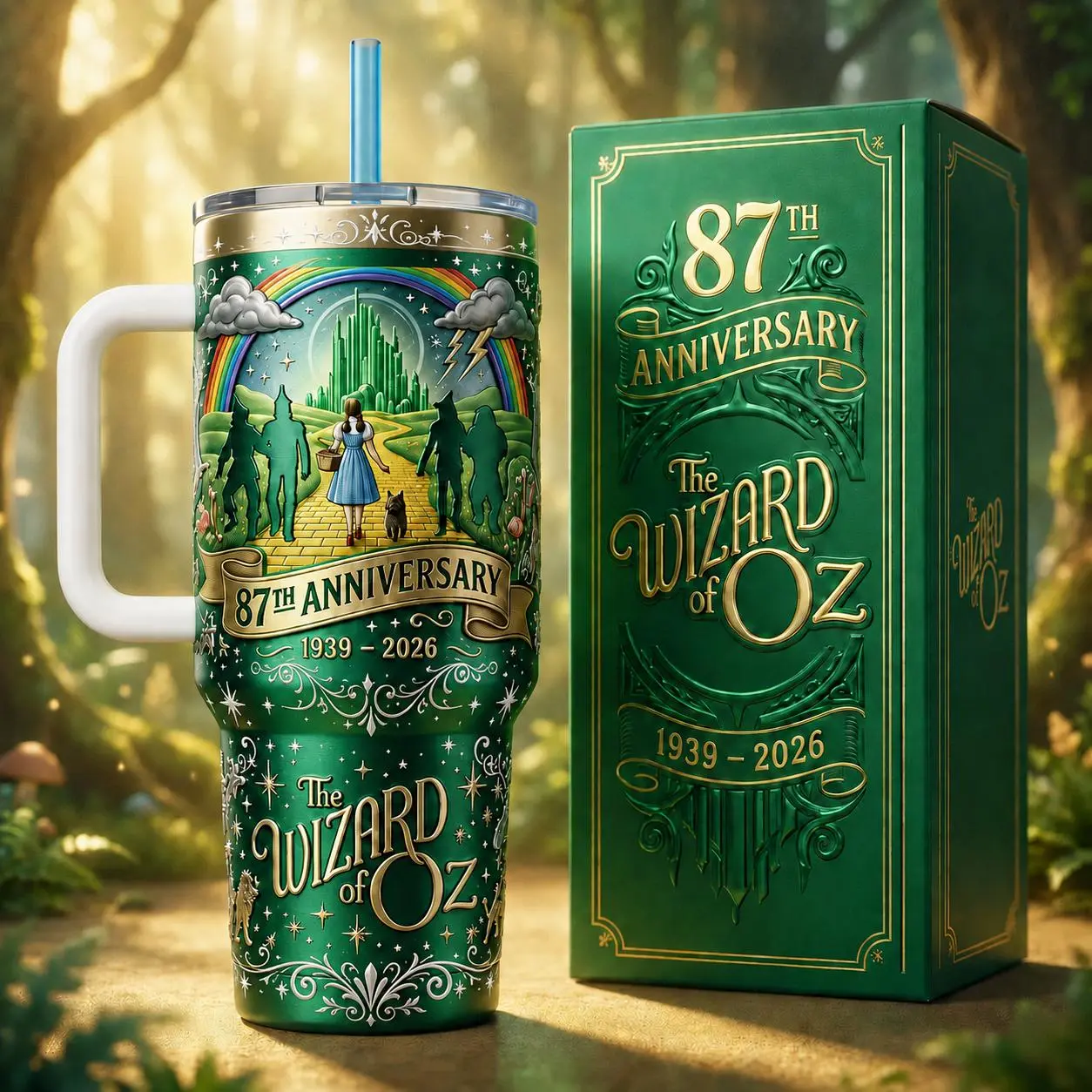 The Wonderful Wizard of Oz 87th Anniversary Tumbler 40oz with Handle 1939-2026 Limited Edition Tumbler, 20oz Tumbler, Gift For Friends