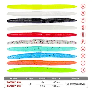 B1G2 - Freshwater saltwater swim soft lures 4 inch worm bait