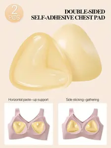 Seamless Double Sided Adhesive Inserts Pads Sticky Bikini Padding Inserts Bra Lingerie Pads Cup Enhancer