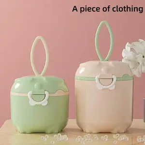 Portable Travel Lightweight Compact PC Baby Formula Box, Outdoor Auxiliary Milk Powder Container, Sealed Storage, Moisture-Proof, Separated Compartments