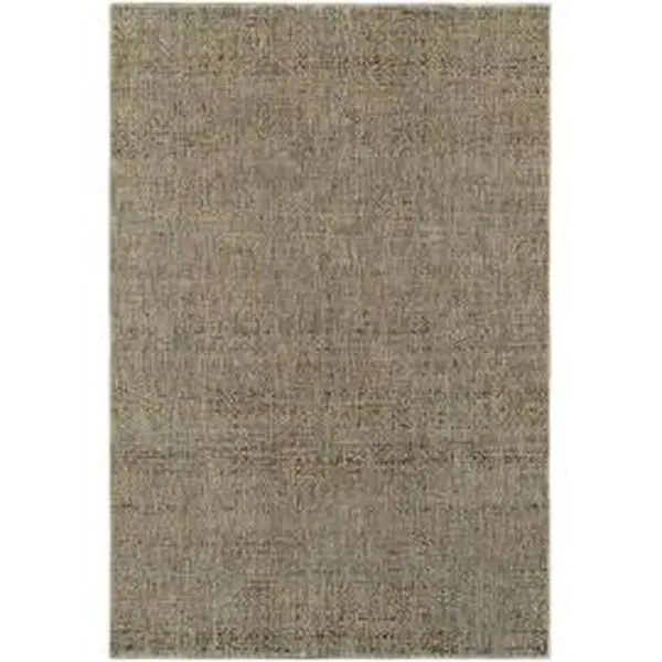 Oriental Weavers Atlas Casual Machine-Woven Cut Pile Single Rug, A8048B067253ST, 2x8ft3in, Blue & Gold Nylon & Polypropylene Blend Indoor Blue and Gold Area Rug