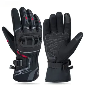 Autumn Winter Motorcycle Gloves Waterproof Warm Moto Men Motorbike Riding Gloves Touch Screen Motoimpact style glove Off-road Gloves  outdoor winter gloves for men Thermal