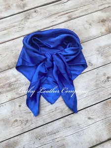 Blue Wild Rag, 35"x 35", Western Wild Rag, Boho, Cowboy Rags