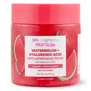 Fruit Glow Watermelon + Hyaluronic Acid Exfoliating Facial Polish Gentle Moisture Skincare Smooth Daily Exfoliate Comfort Skin Repair