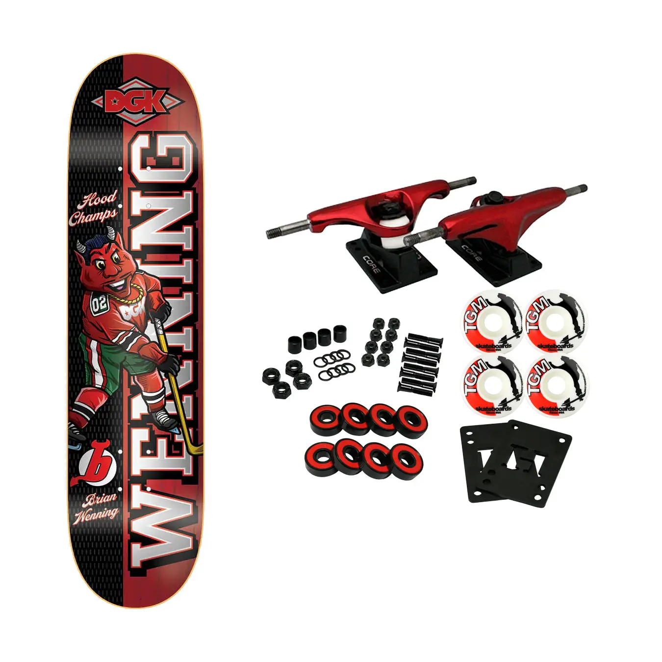 DGK Skateboard Complete Brian Wenning Street Soldier 7.75" x 31.5"