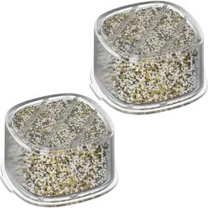 Bath Tub Filter Device  Compatible with  Canopy Bath Tub Showerheads, Water Softener Filter for Hard Water, Reduce Chlorine and Harmful Substances, 2 Pack