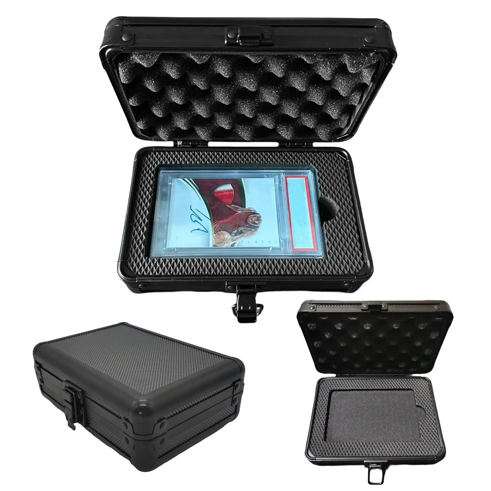 single graded card case Lighthouse - Presentation for One Trading Holder sleeved cards CASEMATIX Hard Holder Organizer for