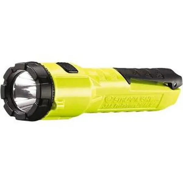 Streamlight Industrial/Tactical LED Flashlight - 140 Lumens (140lm Output), Yellow Polycarbonate Body, 3 AA Alkaline Batteries Included, Model 68750, MOQ=1 (for Home Improvement, Outdoor Lighting)