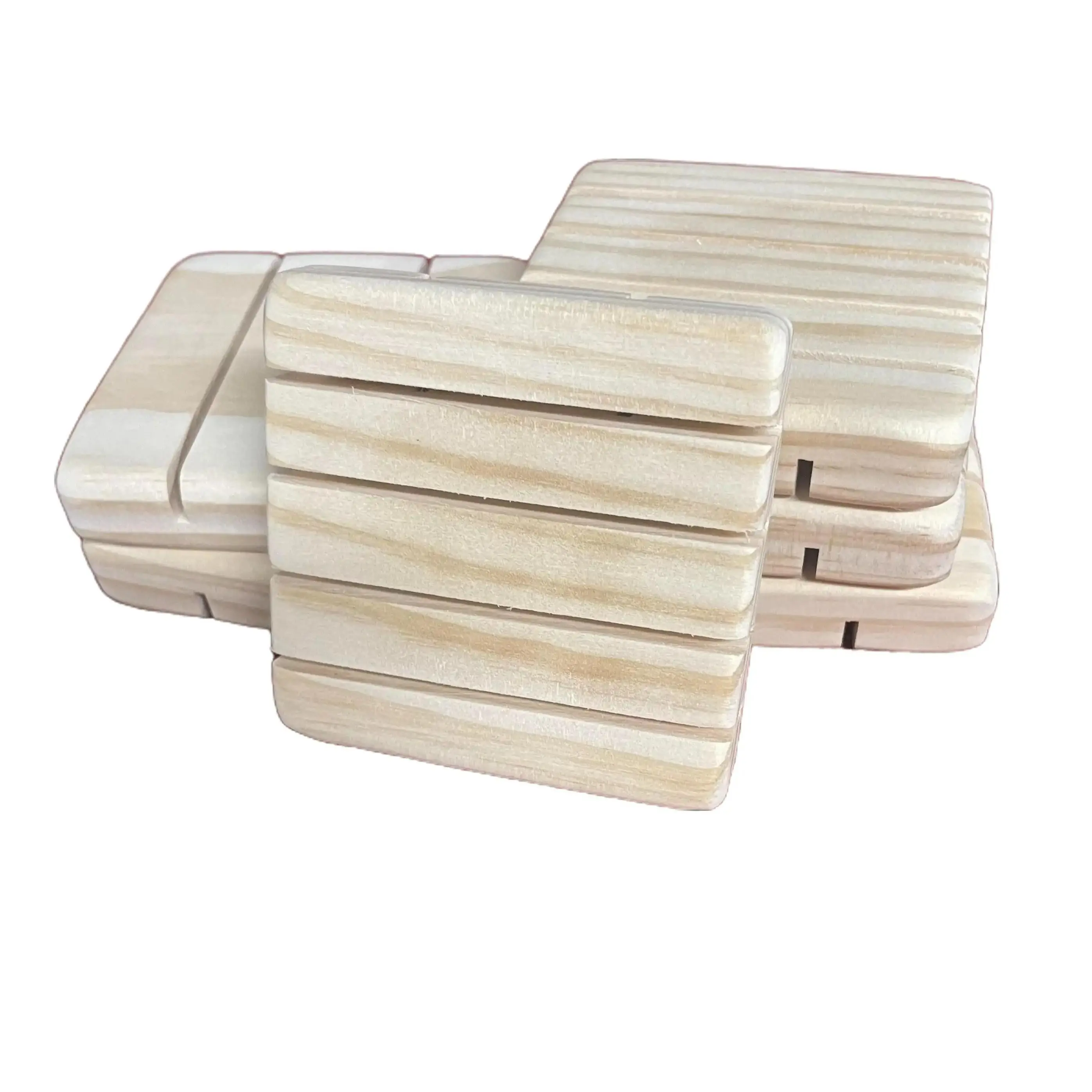 Cottage Made Soap Saver Dish Wooden - One Solid Piece - All Natural Wood - Hand Body Soap Dish, Tray, Rack, Holder, Organizer, Drainer, Dryer