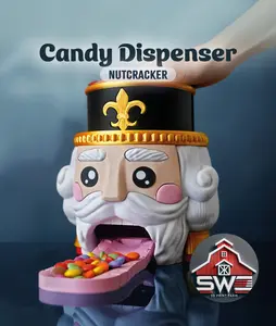 Nutcracker Candy Dispenser – Holiday Edition
