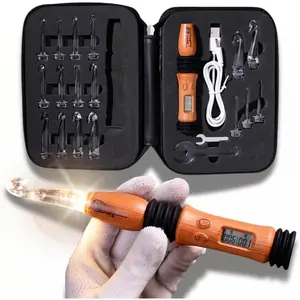 Counting  Hook Set with Light & Counter -  for  Hands - Light up, Digital Stitch & Row Counter - 17 Size Interchangeable Hooks Kit - Cool