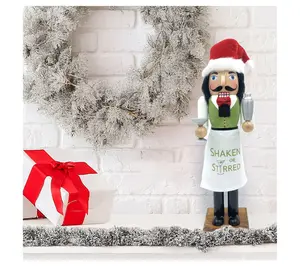 Santa's Workshop 14" Shaken or Stirred Nutcracker Santa's Workshop 14" Shaken or Stirred Nutcracker