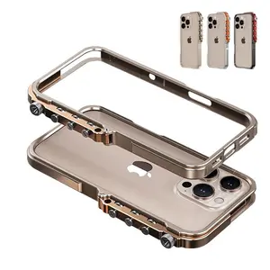 Metal Bumper Case TikTok Viral   For iPhone series | Aerospace Aluminum Frame | Military-Grade Shockproof | Slim Yet Ultra Protective