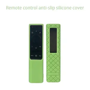 Silicone Remote Cover for Samsung Smart TV Remote, Compatible with BN59 Series Straight Controller, Protective Case Sleeve