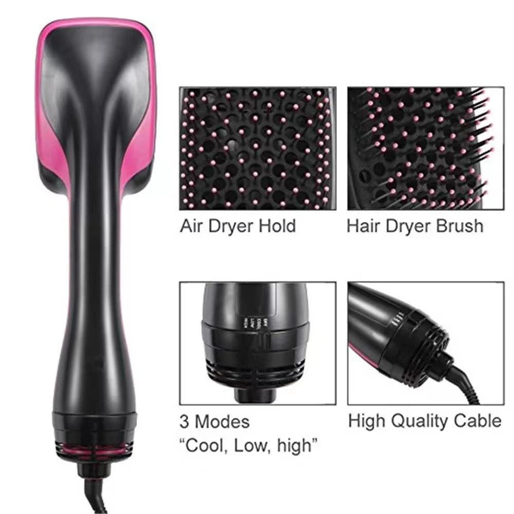 2 in 1 Hair Dryer Brush, Negative Ion Hair Dryer Brush, Hot Air Brush, Hair Styling Tool for Women & Girls, Hairdressing Tool, Hair Dryer Blower, Blow Dryer Comb, Multifunctional Blow Dryer