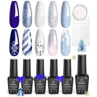 6 Colors Sparkling Snow