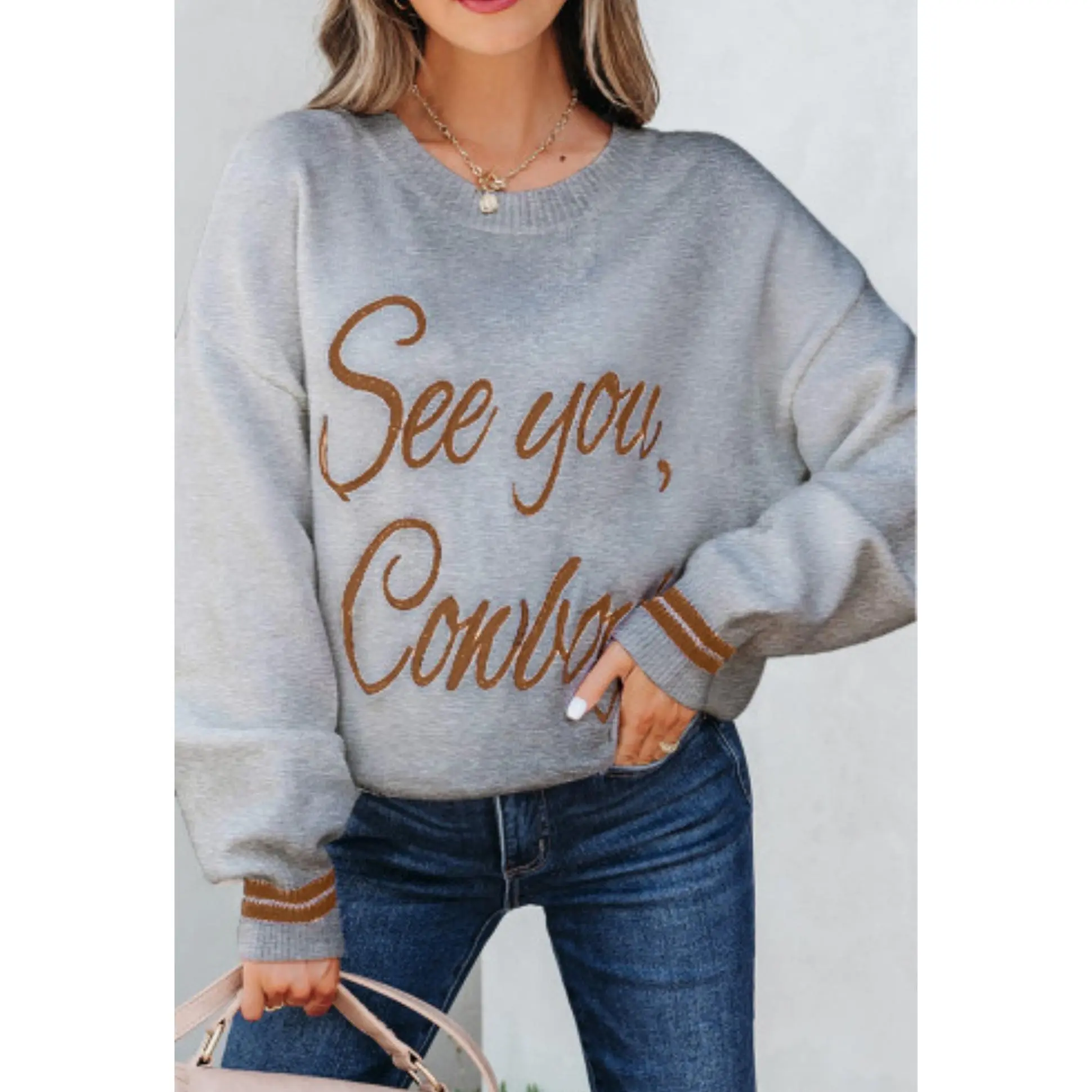 See You Cowboy Sweater