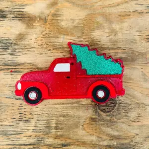 Christmas Truck with Tree Car Freshie