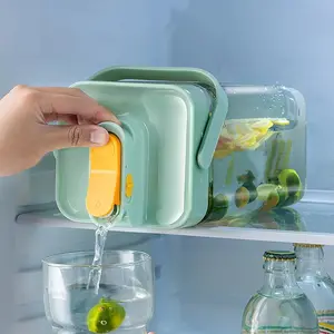 Beverage Liquid Drink Container - 0.9 Gallon - Plastic - 100% Leakproof, Sealed Cover With Filter Spigot - Home Daily Use Party Outdoor Picnic