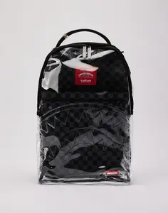 Mens Sprayground Hidden Message Clear Backpack