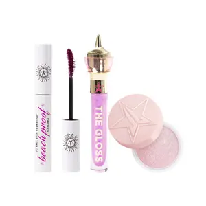 Amethyst Fantasy 3pc Bundle - Taffy Frost Eye Gloss, Cowgirl Riot Mascara, Softcore Sparkle The Gloss