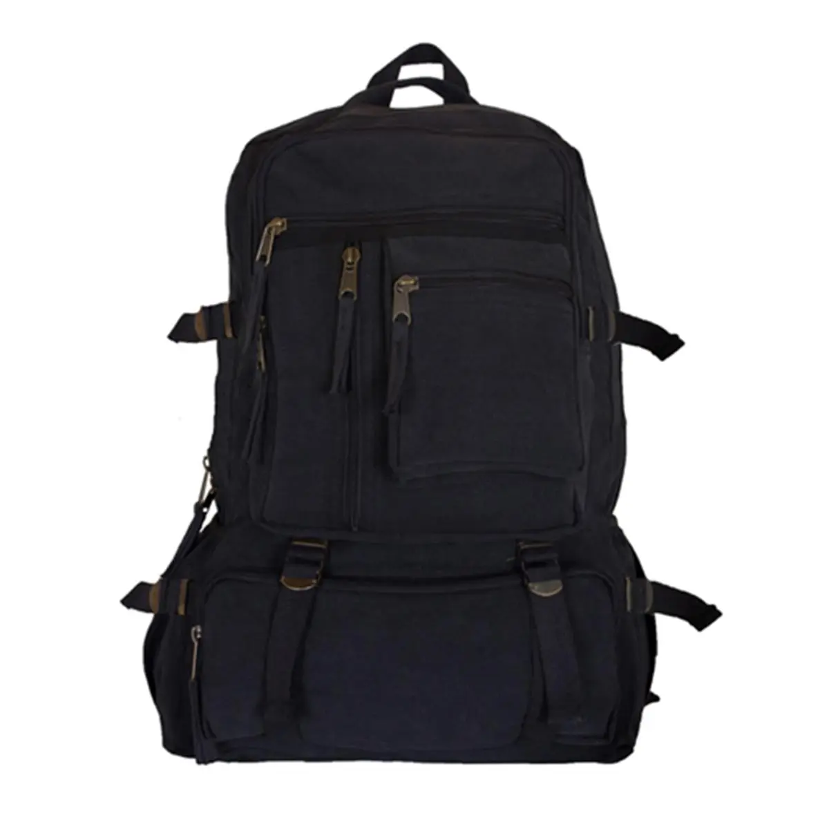 Retro Cantabrian Excursion Rucksack - Black, 20 1/2 x 14 x 7 in, Adjustable Shoulder Strap, Hangable, for Adults & Excursion Planning, High-Capacity