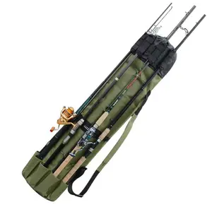 Portable Fishing Rod Bag, Multifunctional Fishing Tool Storage Bag, Outdoor Fishing Accessories for Fly Fishing, Single Camping, Picnic