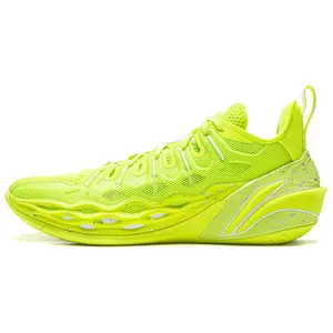 LiNing Buckets Jb Basketball Shoes for Men with Boom Technology, Core Support, and Low-Top Design in Fluorescent Green Trending Shoes, House White Official Shoes to Get / Maison Mihara Hoopshoes