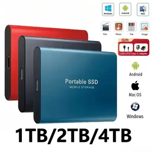 New External Hard Drive  Portable SSD  High-Speed Hard Disk Mass Mobile Solid State Drive USB3.1 for Laptops/PC/MAC