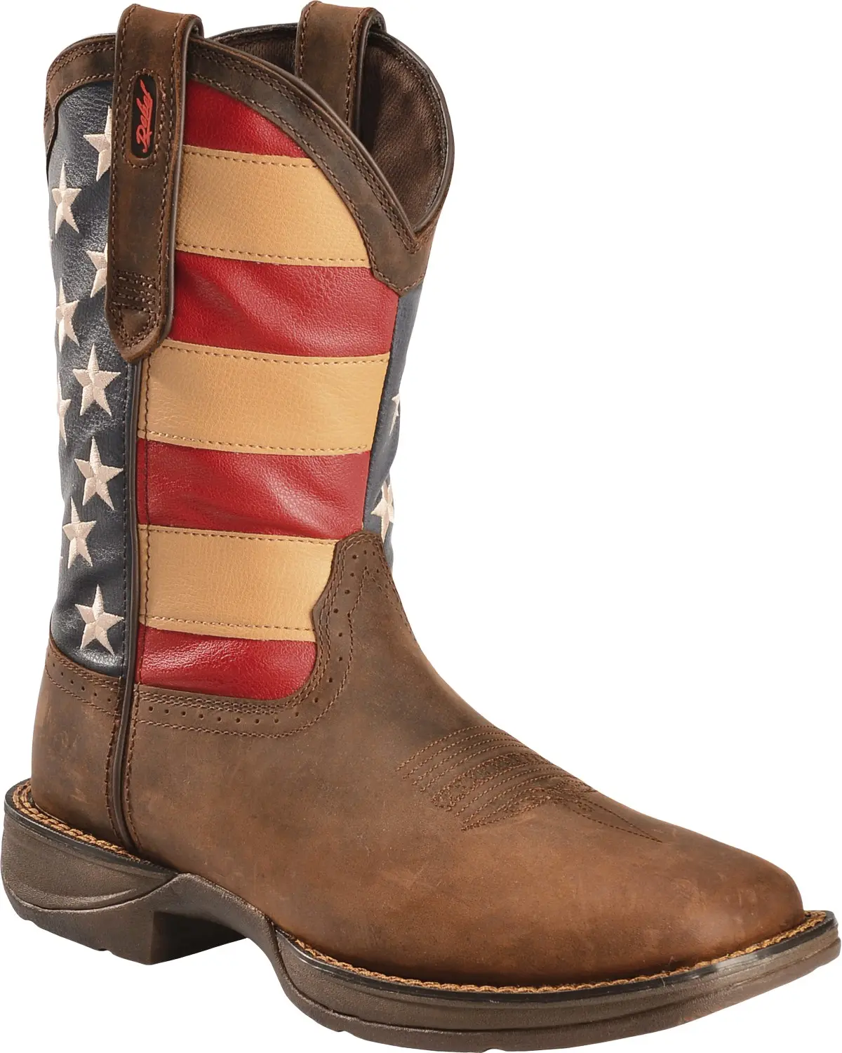 Durango Men's Men'S Rebel American Flag Western Boot Broad Square Toe - Db5554