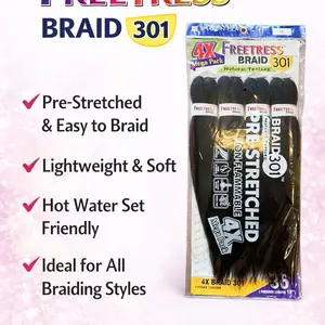 Shake-N-Go 3X FREETRESS Braid 301 36”