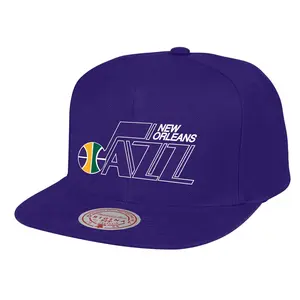 Mitchell & Ness Purple NBA New Orleans Jazz Team Ground 2.0 HWC Snapback