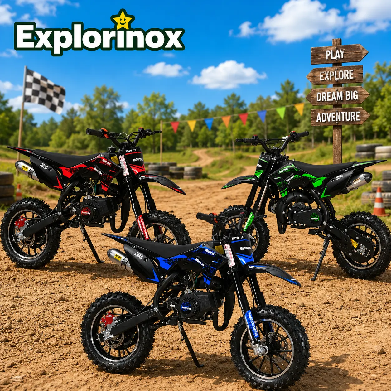 Explorinox Kids Outdoor Play Toy, Fun Miniature Toy Model with Durable Design, Creative Activity Toy for Children