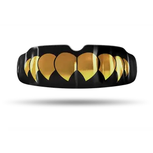 Chrome Gold Fangs (Black) QuickFIT