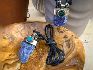 Sodalite/ Chrysocolla Pendant Necklace | Wholesale