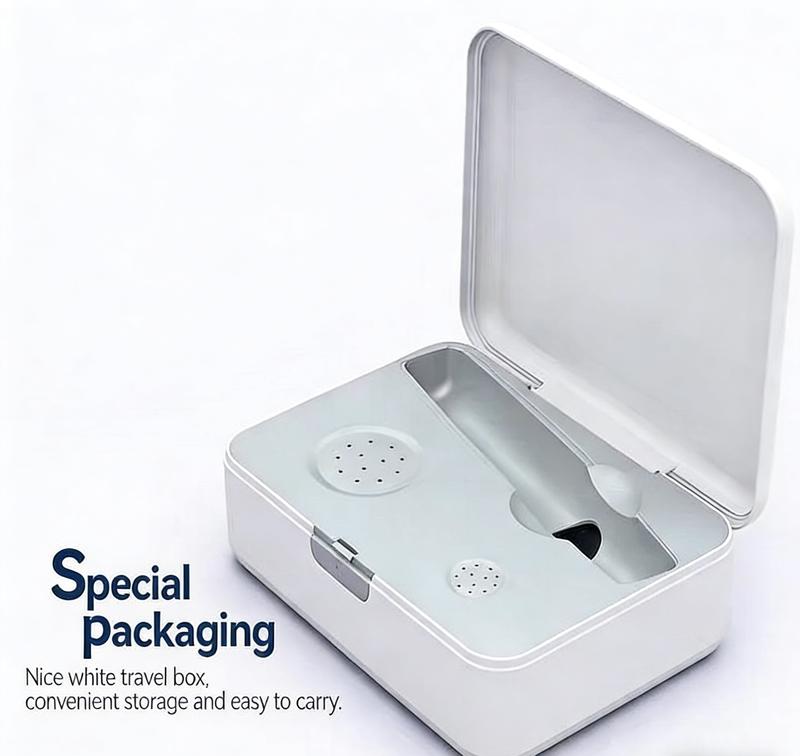 Designed for daily at-home use and comes with a storage case for convenient use and easy storage