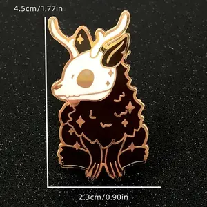 Wendigo Enamel Pin - Adorable Cryptid Design for Paranormal Enthusiasts Fashion Accessory 4.5cm x 2.3cm