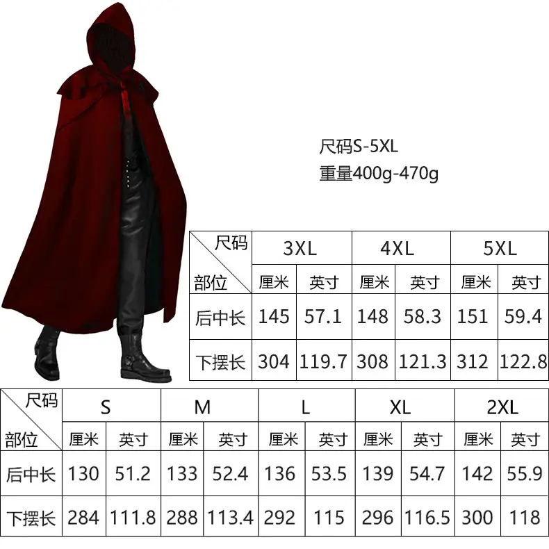 Monk's cloak   red