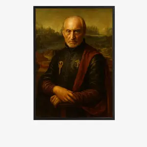 Tywin Lannister Portrait Poster – Renaissance Style Wall Art – Game of Thrones Inspired Print